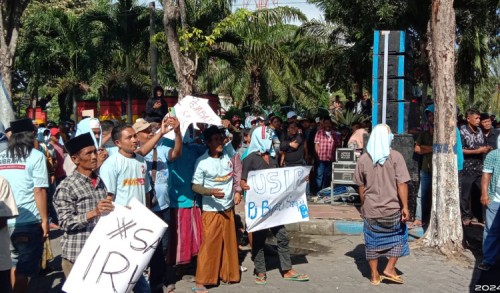 Pemberitahuan ke Polres Deklarasi Dukungan, Relawan Prabowo justru Demo Pj Bupati Sampang  