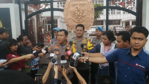 Ribuan Personel Gabungan Polda Metro Jaya Amankan Demo di Gedung DPR