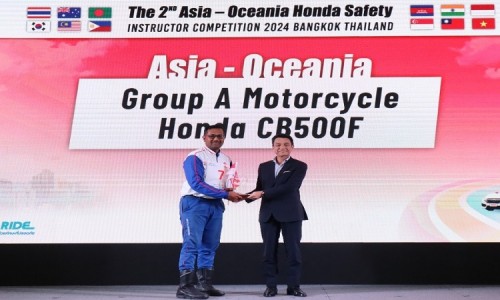 Instruktur Safety Riding MPM Honda Juara Asia-Oceania Honda Safety Instructor Competition 2024