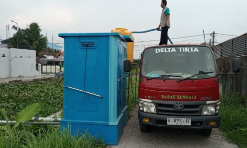 Air Bersih untuk Korban Banjir Sidoarjo, Delta Tirta dan BPBD Berkolaborasi