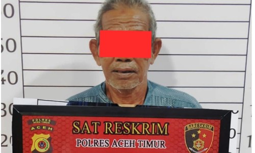 Lecehkan Anak di Bawah Umur, Seorang Kakek di Aceh Timur Ditangkap Polisi