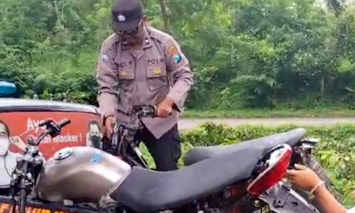 Balap Liar Marak Selama Ramadan, Polisi Angkut 9 Motor Terjaring Razia