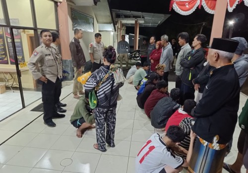 Polres Semarang Amankan 15 Remaja Hendak Perang Sarung 