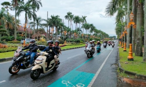 Weekend Ride Komunitas Honda Malang Bersama New Honda Stylo160 