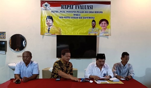 Persiapan Pilkada, Golkar Kumpulkan Pimpinan Kecamatan se-Kabupaten Banyuwangi