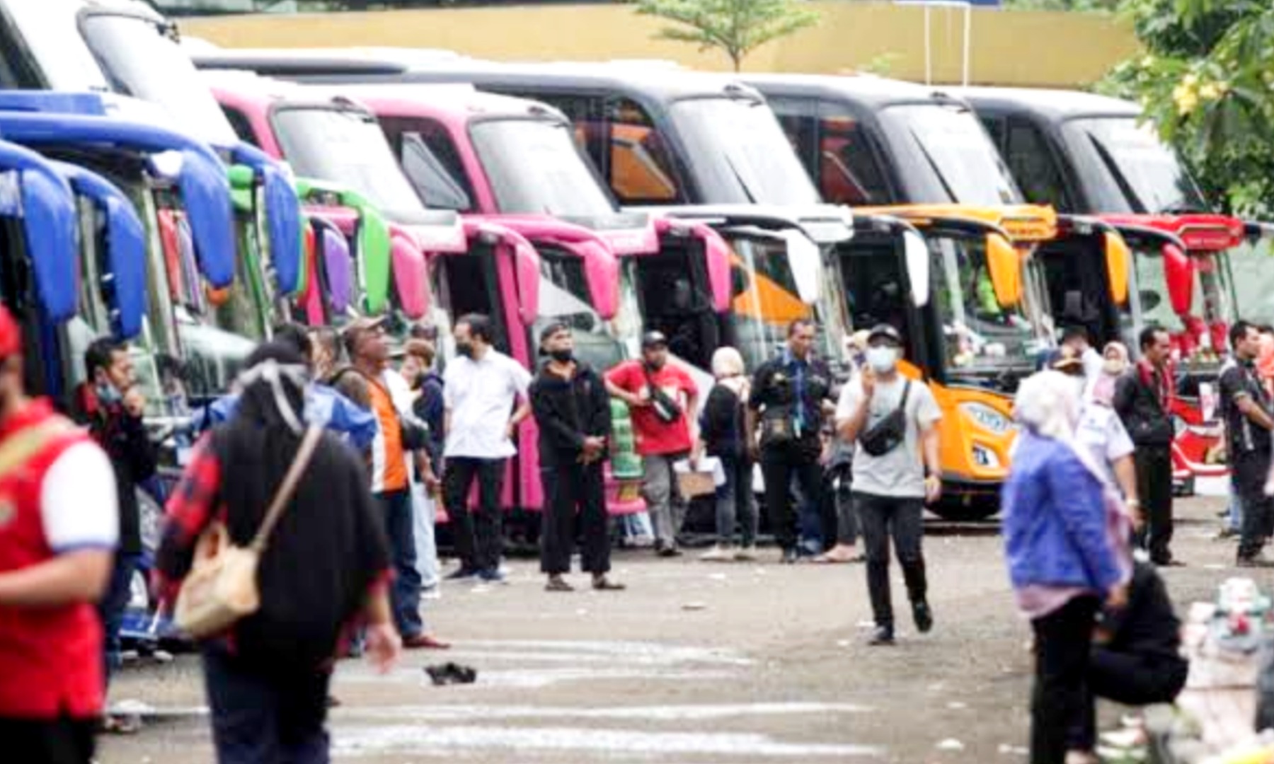 Jelang Lebaran 2024, Terminal Patria Cek Belasan Bus Pariwisata yang Digunakan Mudik Gratis