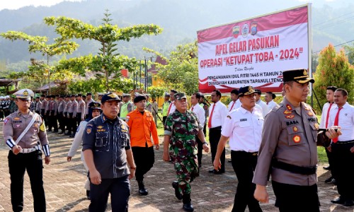 Operasi Ketupat Toba 2024 dan Pengamanan Idul Fitri 1445 H, Ribuan Personel TNI Polri Disiapkan