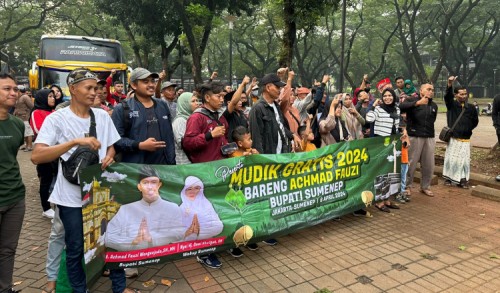 Rombongan Mudik Gratis Jakarta-Sumenep Resmi Diberangkatkan