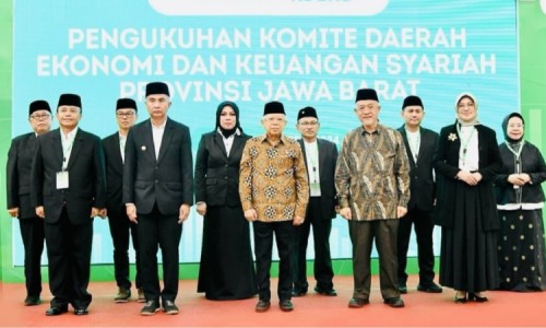 Jawa Barat Miliki Komite Keuangan Syariah, Wapres Ma'ruf Amin Minta Segera Susun Aksi