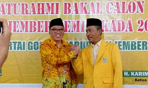Haji Nanang Pinang Ketua DPD Golkar, Ajak Maju Bareng di Pilkada Jember