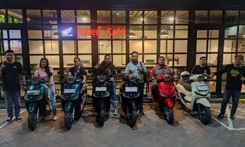 Kopdar Perdana Komunitas Honda Stylo di MPM Riders Cafe
