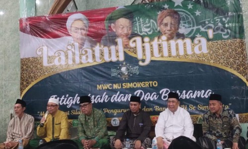 PCNU Surabaya Apresiasi MWCNU Simokerto Gelar Rutinan Lailatul Ijtima'