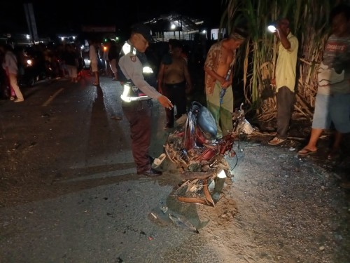 Kecelakaan di Jalan Lintas Manduamas, Satu Remaja Tewas Dua Lainnya Kritis 