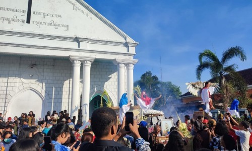 Riyaya Undhuh-Undhuh di GKJW Mojowarno Jombang, Tradisi Tahunan yang Tetap Lestari hingga Kini