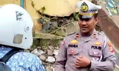 Satlantas Polres Aceh Tamiang Datangi Sekolah, Ajak Pelajar Tak Gunakan Knalpot Brong