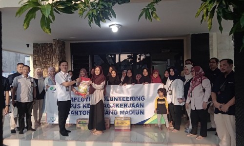 Employee Volunteering BPJS Ketenagakerjaan Madiun di Panti Asuhan