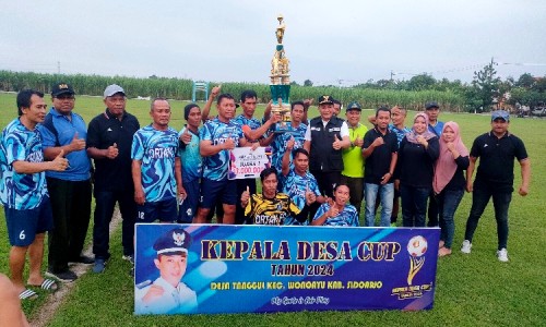 Plt Bupati Subandi Hadiri Grand Final Kades Cup Tanggul, Tegaskan Dukungan untuk Sepak Bola Sidoarjo