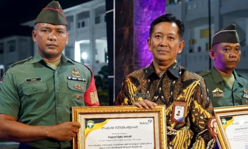 Bantu Turunkan Stunting, Babinsa Asal Aceh Tamiang Terima Penghargaan dari BKKBN
