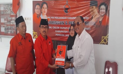 Mantan Sopir Angkot hingga Dokter Nyalon Bupati di Cilacap Lewat PDIP