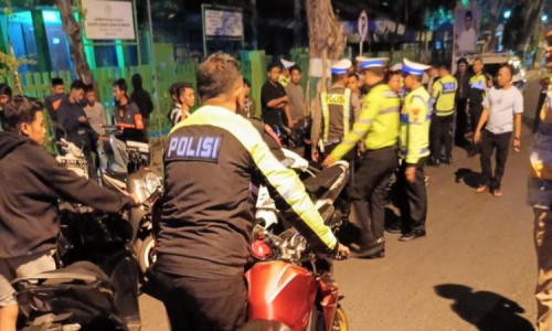 Razia Balap Liar dan Knalpot Brong di Pamekasan, Polisi Amankan 33 Unit Sepeda Motor