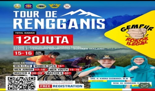 Pemkab Situbondo Bakal Gelar Event Bersepeda Internasional Tour de Rengganis, Kampanyekan Gempur Rokok Ilegal