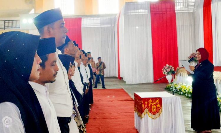 KIP Aceh Tamiang Lantik 648 Anggota PPS Pilkada 2024