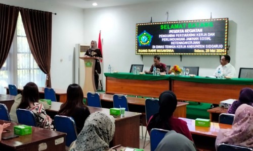 BPJS Ketenagakerjaan Sidoarjo Krian Sosialisasi Kepatuhan ke Perusahaan