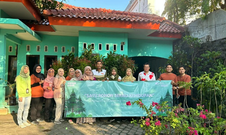 Employee Volunteering, BPJamsostek Cirebon Sebarkan Bibit Pohon