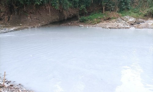 Air Sungai Kali Sapi di Banjarnegara Tercemar, Puluhan Warga Tiga Desa  Mengadu ke Forkopimcam