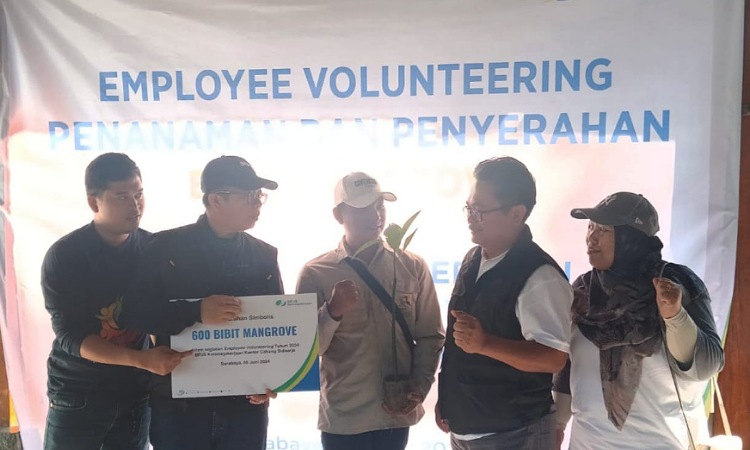 BPJamsostek Sidoarjo Employee Volunteering di Ekowisata Mangrove Surabaya