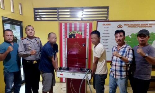 Polsek Pinongsari Tapteng Tangkap Dua Maling Kulkas dan Amankan Dua Penadah