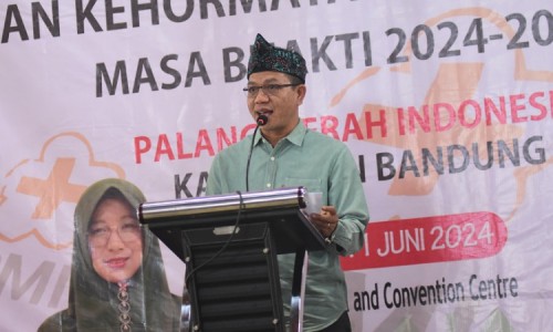 Bupati Bandung Apresiasi Peran PMI dalam Kemanusiaan dan Kebencanaan