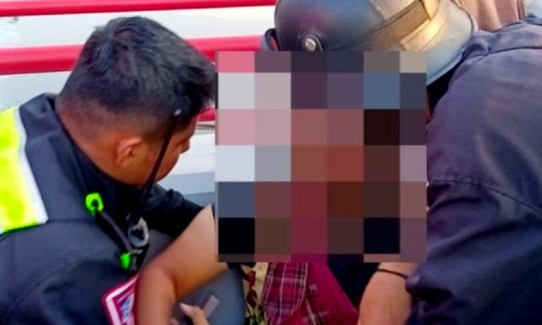 Bersama Warga, Dua Anggota Polantas Polres Kediri Kota Selamatkan Ibu Muda dari Aksi Bunuh Diri