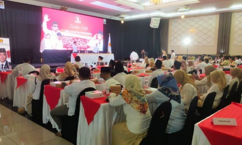 Rapimcab DPC Partai Gerindra Jombang, Sepakat Usung Warsubi Maju Bupati di Pilkada 2024