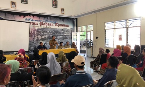 BPJS Ketenagakerjaan Surabaya Tanjung Perak Garap UMKM Pabean Cantikan