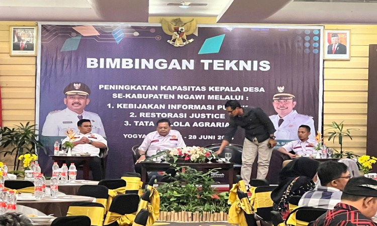 LBH Suara Rakyat Latih Kades se-Kabupaten Ngawi Jadi Mediator Terkait Restorative Justice