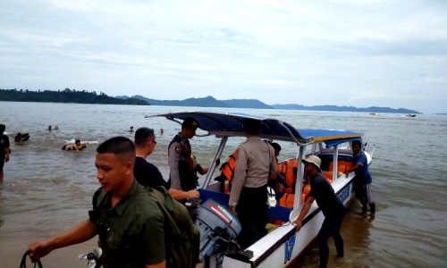 Polres Tapteng dan Pol Air Tingkatkan Patroli, Perketat Pengawasan Kapal Wisata di Pantai Pandan