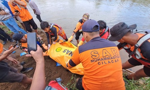 Pria Asal Cilacap Tewas Tenggelam saat Memancing di Sungai Cijalu