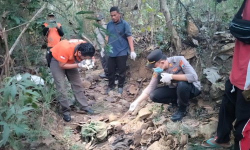 Geger Pencari Biawak Temukan Kerangka Manusia di Tengah Hutan Tuban