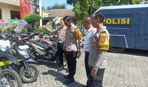 Polres Situbondo Gagalkan Pengiriman Sembilan Unit Motor Bodong Keluar Kabupaten via Pelabuhan Jangkar