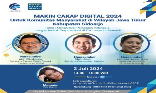 Literasi Digital Kabupaten Sidoarjo