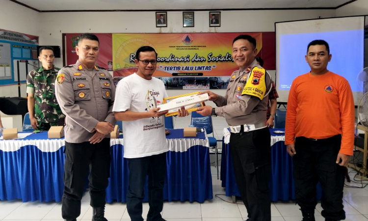 Ciptakan Tertib Berlalulintas di Wilayahnya, FPRB Mandiraja Gandeng Satlantas Banjarnegara