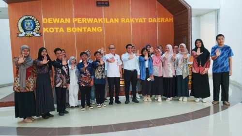 Ketua DPRD Apresiasi Kunjungan Forum dan Duta Anak Kota Bontang ke DPRD