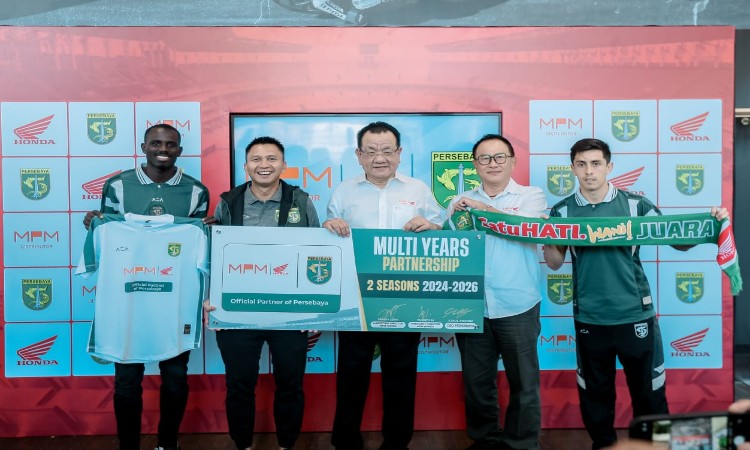 MPM Honda Jatim Perpanjang Sponsorship dengan Persebaya Hingga Dua Musim