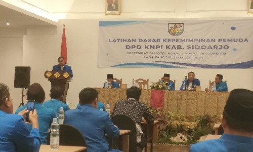 KNPI Sidoarjo Gelar Pelatihan Kepemimpinan dan Kewirausahaan