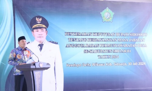 Terima SK, Masa Jabatan BPD di Sidoarjo Bertambah Menjadi Delapan Tahun