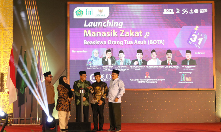 UIN Satu Tulungagung Launching Manasik Zakat