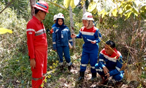 Tinjau Kebun Karet Tercemar Limbah, Pertamina dan KSO Formasi Sumatera Energi Saling Lempar Handuk