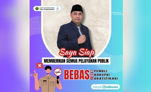 Komitmen Cegah Korupsi, Kepala Kemenag Probolinggo Bakal Tindak Tegas Pungli dan Gratifikasi