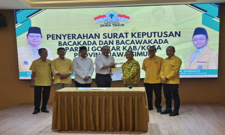 Golkar Resmi Rekomendasi Ony - Antok Kembali Maju di Pilkada Ngawi 2024